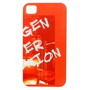 G1342 JEM オレンジ／iPhone4Sハードカバー [iPhone4S/iPhone4用ハードカバー]