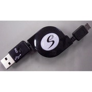 スマートフォン用データ転送 充電巻取りケーブル ESCMSPC1
