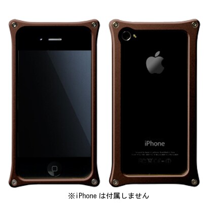 MA-4J03-BR [iPhone4S/4用アルミジャケット03 ブラウン]