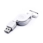 iPhone/iPod対応 USB充電/通信ケーブル ホワイト QI-040WH
