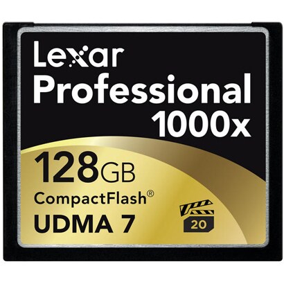 コンパクトフラッシュ 128GB Professional 1000倍速シリーズ LCF128CTBJP1000