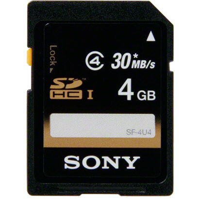 SDHCメモリーカード 4GB UHS-Ⅰ Class4 SF-4U4