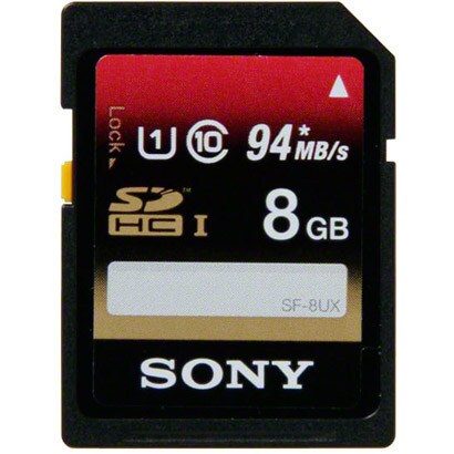 SDHCメモリーカード 8GB UHS-Ⅰ Class10 SF-8UX