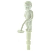 「PLUG APLI」 小便小僧 (wh) [イヤホンジャックアクセサリー]