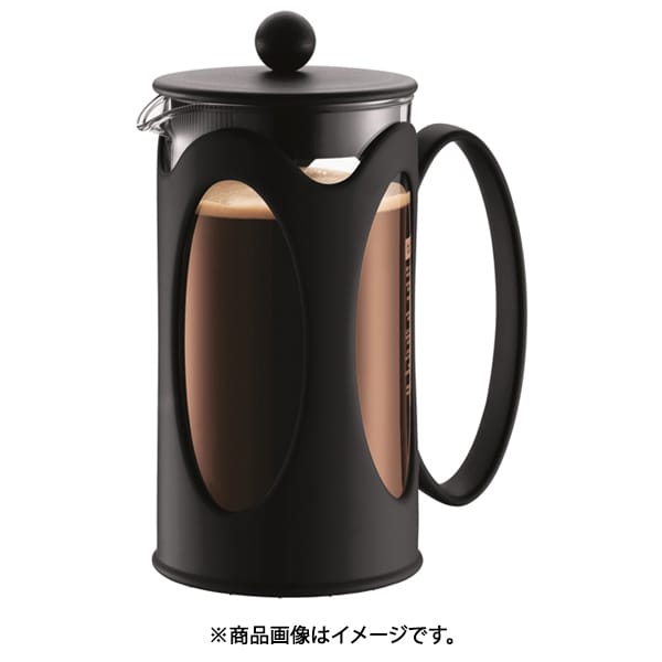 ボダム bodum10685-01 [KENYA（ケニヤ） フレンチプレス コーヒーメーカー 1000ml ブラック]Ω