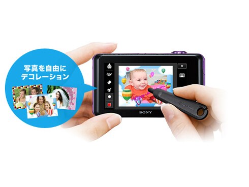 SONY Cyber-Shot DSC-WX70 バイオレット Top Mint] SONY Digital Camera DSC-WX70 Purple Cyber-shot 5x