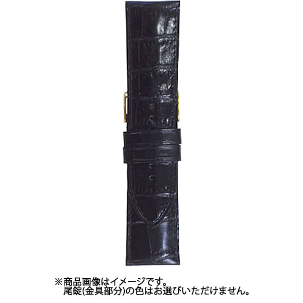 BK111A-U [時計バンド ヴィヴィッド&ベーシック カーフ型押し ウェルダー ブラック 22mm]
