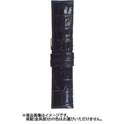 BK111A-W [時計バンド ヴィヴィッド&ベーシック カーフ型押し ウェルダー ブラック 24mm]