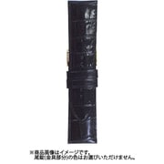BK111A-W [時計バンド ヴィヴィッド&ベーシック カーフ型押し ウェルダー ブラック 24mm]