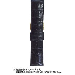 BK111A-30 [時計バンド ヴィヴィッド&ベーシック カーフ型押し ウェルダー ブラック 30mm]