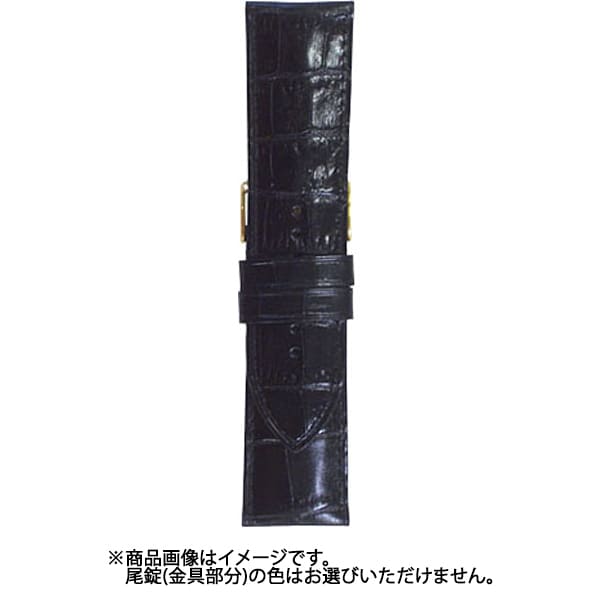 BK111A-30 [時計バンド ヴィヴィッド&ベーシック カーフ型押し ウェルダー ブラック 30mm]