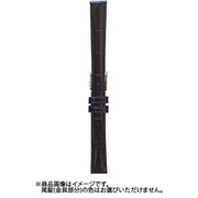 BK009A-H [時計バンド ヴィヴィッド&ベーシック カーフ型押し ウェルダー 黒 11mm]