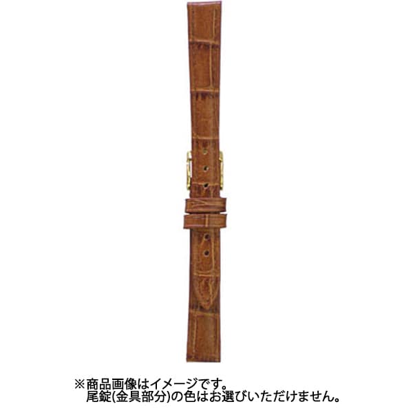 BK009C-F [時計バンド ヴィヴィッド&ベーシック カーフ型押し ウェルダー 茶 10mm]