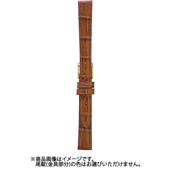 BK009C-H [時計バンド ヴィヴィッド&ベーシック カーフ型押し ウェルダー 茶 11mm]