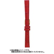BK009R-F [時計バンド ヴィヴィッド&ベーシック カーフ型押し ウェルダー 赤 10mm]
