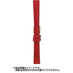 BK009R-H [時計バンド ヴィヴィッド&ベーシック カーフ型押し ウェルダー 赤 11mm]