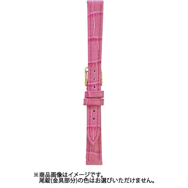 BK009P-H [時計バンド ヴィヴィッド&ベーシック カーフ型押し ウェルダー ピンク 11mm]
