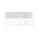 Apple Keyboard用シリコン製キーボードカバー ホワイト BV-TYPST-AK-WT