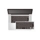 MacBook Air13/MacBook Pro13/15/17用シリコン製キーボードカバー ブラック BV-TYPST-MBP-BK