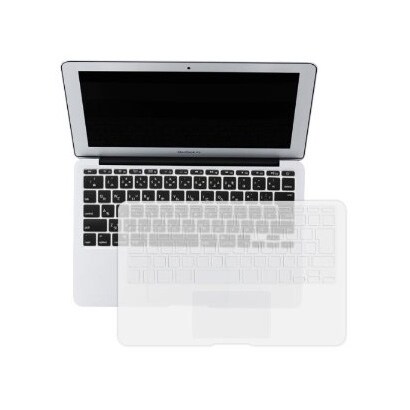 MacBook Air11用シリコン製キーボード+トラックパッドカバー クリア BV-TYPSTEX-AIR-CL
