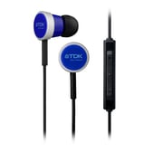 iPhone4S/iPod/iPad対応 ダイナミック型 インナーイヤーヘッドホン ブルー TH-ECSP300BBL