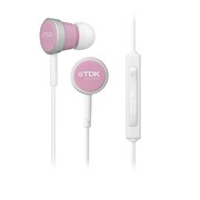 iPhone4S/iPod/iPad対応 ダイナミック型 インナーイヤーヘッドホン ピンク TH-ECSP300WPK