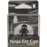 LF11075-BK [忍者型イヤホンジャックカバー Ninja Ear Cap]