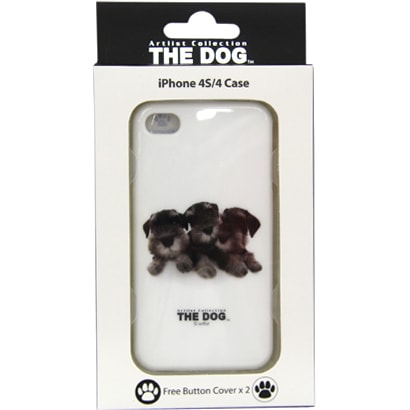 PIP4PC000O000 [THE DOG iPhone 4S/4 case  ミニチュアシュナウザー]