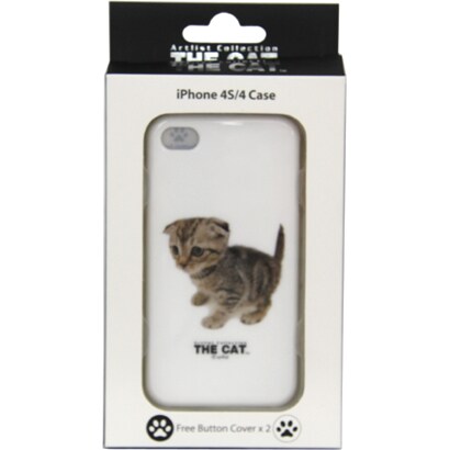 PIP4PC000W000 [THE CAT iPhone 4S/4 case スコティッシュフォールド]