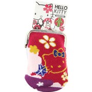 ストレッチケースガマクチ　キティもみじ花　PK [キティもみじ花　PK]