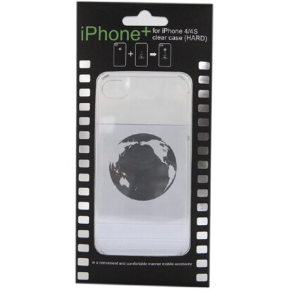 iPhone4/4S用クリアケース　ハード iPhone+（アイフォンプラス） Earth