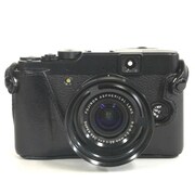 FUJIFILM X10専用ボディケース イタリアンレザー ブラック FUJ-X10 BLK