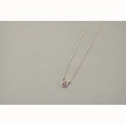 25390474 TIFFANY バイヤザードペンダントピンクサファイア