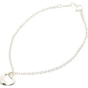 23318768 TIFFANY オープンハートミニブレスレット