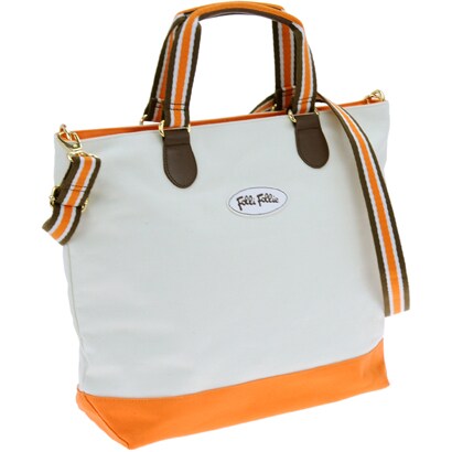 SB1C056WWO/WHITE/ORANGEフォリフォリ手提げ