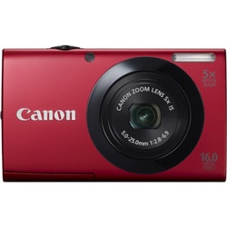 1942 Canon Powershot デジカメ A3400 レッド Canon PowerShot A3400 IS レッド