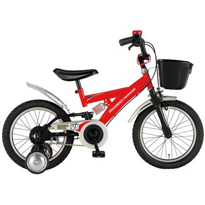 幼児用自転車 16型 PILOTA16-R FERRARI RED