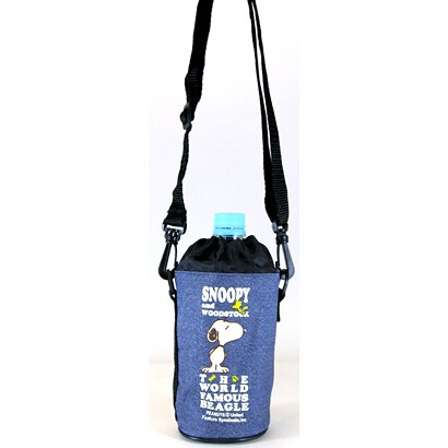 スヌーピー ペットボトルホルダー500ml デニム