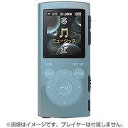 SONYウォークマン E060シリーズ専用 光るシリコンケース 液晶保護フィルム付 ブルー BSWE60CSLBL