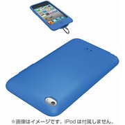 第4世代iPod touch専用 シリコンケース 液晶保護フィルム付 ブルー BSIP4TCSBL