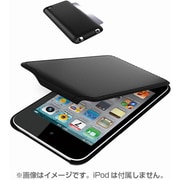 第4世代iPod touch専用 レザーケース 液晶保護フィルム付 ICカード対応モデル ブラック BSIP4TCLBK