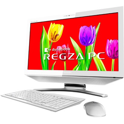 dynabook REGZA PC D731/T9EW 23型ワイド液晶/HDD2TB/ブルーレイディスクドライブ リュクスホワイト PD731T9EBFW