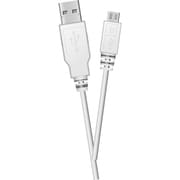 マイクロUSBケーブル ホワイト 0.15m ZM-U4015-W