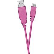 マイクロUSBケーブル ピンク 0.3m ZM-U403-P