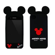 iPhone 4/iPhone 4S専用 シリコンケース [ダイカットミッキー]