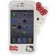 iPhone 4/iPhone 4S専用 シリコンケース [かくれんぼキティー ホワイト]