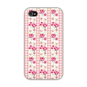 OS-I4-049 [iPhone4Sケース Checkered Flower]