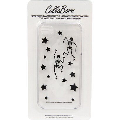 OS-I4-211 [iPhone4/4S用クリアケース Danced Bone-CL]