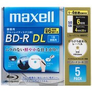 録画用BD-R DL 追記型 片面2層 50GB 1-4倍速 インクジェットプリンタ対応 ホワイト 5枚 BR50VFWPB.5S