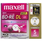 録画用BD-RE DL 書換え型 片面2層 50GB 1-2倍速 インクジェットプリンタ対応 ホワイト 5枚 BE50VFWPA.5S